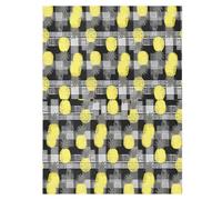Sun Cover for Stroller Fit Car Seat Net Cover Travel Accessories Houndstooth Pineapple Gray Yellow