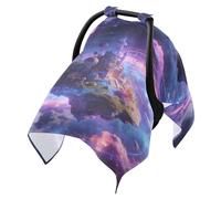 Sun Cover for Stroller Fit Shade Stroller Cover,Travel AccessoriesCool and Stylish Castle Pattern