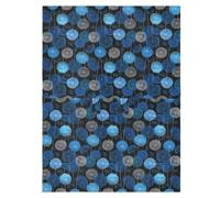 Sun Cover for Stroller UV Protection Car Seat Sun Shade Travel Accessories Gothic Style Dandelion Blue Black