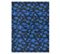 Sun Cover for Stroller Windproof Stroller Netting Travel Accessories Gothic Dandelion Electric Blue Black