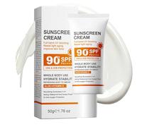 Sun Cream SPF 90+ for the Face, Sun Cream with Hyaluronic Acid, Sweat-Resistant, Protection Against Sunburn & Pigment Spots, Lightweight & Non-Greasy as Daily Invisible Sunscreen (1)