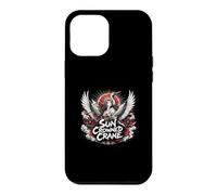 Sun Crowned Crane Japanese Mythic Goddess Crane Case for iPhone 12 Pro Max