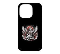 Sun Crowned Crane Japanese Mythic Goddess Crane Case for iPhone 14 Pro