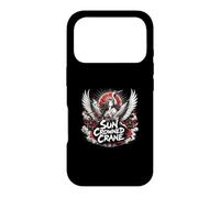 Sun Crowned Crane Japanese Mythic Goddess Crane Case for iPhone 17 Pro