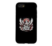 Sun Crowned Crane Japanese Mythic Goddess Crane Case for iPhone SE (2020) / 7/8