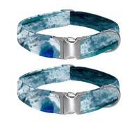 Sun-Dappled Forest Paths Adjustable Pet Collar for Small Medium Large Dogs & Cats, Reflective Strip for Night Safety, Soft Comfort Pad