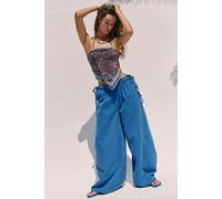 Sun Dazed Pants by free-est at Free People in Field Blue, Size: XS - female