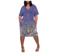 Sun Dresses for Women Casual Sun Dresses for Women 2024 Vacation Petite Sheer Embroidery Mexico Vacation Clothes Floor Length Casual Floral Embroidery with Pockets lace