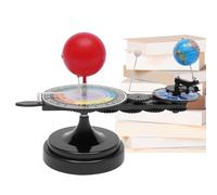 Sun Earth Moon Orbital Model - Solid 7.9 Inch Base Design and Exquisite Molastronomy Solar Planet Model Toys, School Earth and Moon in Model for Children, Girls,
