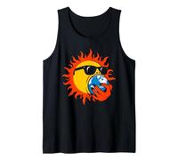 Sun Eating Earth - Provocative Earth Day Global Warming Tank Top