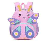 SUN EIGHT Toddler Backpack for Boys & Girls - Lightweight Kids Backpack for Preschool,Kindergarten and Primary School Bag,Cute Animal Design,Durable Small School Bag for Daycare (Butterfly)