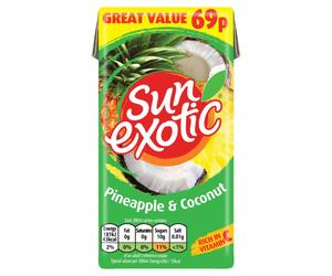 Sun Exotic Pineapple & Coconut 288ml (Pack of 27)