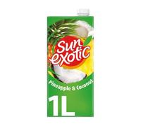 Sun Exotic Pineapple & Coconut Juice Drink 1L x 10 Pack