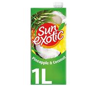 Sun Exotic Sparkling Pineapple & Coconut, 1 L, 12-Count