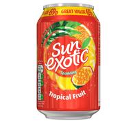 Sun Exotic Sparkling Tropical Fruit 330ml (Pack Of 24)