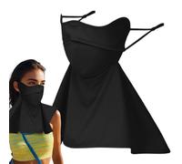 Sun Face Mask - Face Cover | Ventilated Reusable Dustproof Face Shield Cold Feel for Camping Cycling Sports Fishing Motorcycle Gardening | Hunting Sports for Travel