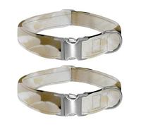 Sun-Faded Prayer Flags Adjustable Nylon Dog Collar for Night Safety, Medium Large Dogs