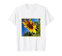 Sun Flower - Floral by Wagonesta Value Graphic T-Shirt, Men, White, XL
