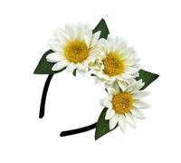 Sun Flower Headband Flower Crownpiece for Women and Teens Styles Hair Accessory for Parties and Music Festival