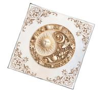 Sun Flower Pattern Astrology Tablecloth Altar Cloth Square God Table Witch Costume Altar Tarot Card Cloth