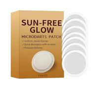 Sun Free Glow, Bronzing Accelerator Effect, 7 Pieces, Sunless Tanning Patches, Tanning Skin Pads, Quick Absorbing Bronzing Support, For Beach Pool Vacation Summer Spa Travel Home