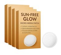 Sun-Free Glow Micro-Needle Patch Tanning,2026 Glow Tanning Patches,Creating A Natural Glowly And Bronzed,Natural Ingredients,Suitable For All Skin Types (4PCS)