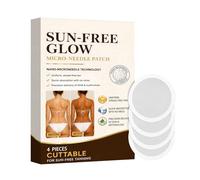 Sun-Free Glow Micro-Needle Patch Tanning, 2026 New Glow Tanning Patches, Fit Men Women Suitable For All Skin Types, Natural Ingredients, Long-Lasting 1 Pack 4 pieces Patches,A
