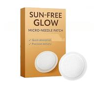 Sun-Free Glow Micro-Needle Patch Tanning,2026 No-sun Tanning Patches,Natural Ingredients,Enhance The Natural Tanning Effect,Creating A Natural Glowly and Bronzed, for All Skin Types (1 Box)
