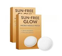 Sun-Free Glow Micro-Needle Patch Tanning,2026 No-sun Tanning Patches,Natural Ingredients,Enhance The Natural Tanning Effect,Creating A Natural Glowly and Bronzed, for All Skin Types (2 Box)