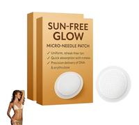 Sun Free Glow Microdarts Patches, Sun Free Glow Tanning Patches, Quick Tan Without Sunlight, Natural Ingredients, Improving Natural Skin Tone for All Skin Types