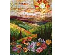 Sun Garden Jigsaw Puzzle 6000 Piece, Puzzles for Adults 6000, The Impossible Challenge, Jigsaw Puzzle Games Classic Educational, Wooden Puzzles, for Home Wall Decoration Gift FNKL1-973