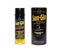 Sun-Glo Silicone Shuffleboard Spray (12 oz.) & #5 Speed Shuffleboard Wax (16 oz.) Combo by Sun-Glo