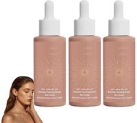 Sun-Glows Tanning Drops, Sunless Tanning Drops, Self Tanning Drops for Body & Face, Without the Sun Damage, Enhancing Your Natural Skin Tone, for All Skin Types (3 Pcs)