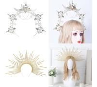 Sun Goddesses Hair Hoop Bridal Wedding Headwear Elegant Delicate Hair Band For Women And Girls
