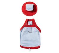 Sun Hat Dog Cooling Vest Breathable Outdoor Hiking Walking Beach Activities Ice Pack Holder Large Size Breathable Dog Cooling