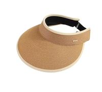 Sun Hat Men and Women UK Unisex Sun Visors Moisture Wicking Uv Protection Sport Cap Wide Brim Adjustable Clip On Visors Cap Lightweight Breathable Foldable Summer Baseball Hats for Golf Tennis
