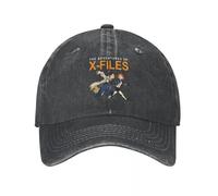Sun hat Men X Files Baseball Caps Distressed Denim Mulder Scully Dana Fox Duchovny Cases Snapback Cap Unisex Outdoor Golf Gift Caps Hat dad Birthday Gifts