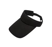 Sun Hat with Open Top - Breathable Sunscreen Capless Duck Tongue Design for Sports,Running,Outdoor Activities & Daily Use - Lightweight Baseball Cap Style Sun Protection Ha Black