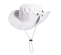 Sun-Hats-for-Men-with-UV-Protection-Wide-Brim Bucket Fishing Safari Boonie Hat for Summer (XL; 23 5/8-24), White, XL