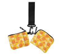 Sun Impressionism Watercolor Women's Coin Pouches Card Holder Mini Fashion Zipper Wristlet Wallet with Zipper Pocket for Work Travel 2 Packs, Sun Impressionism watercolor, One Size, Print Art