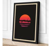 Sun in Silence Minimalist Canvas Wall Art Print 30x20 Inch | Ready to Hang, Gallery Wrapped, Fade-Resistant Inks, Securely Packaged, UK Made
