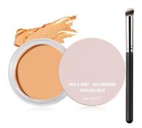 Sun Kissed Full Coverage Under Eye Concealer & Brightener for Dark Circles, Imperfections - Creamy Pot Formula, Natural Soft Matte Finish, Mature Skin, Warm Medium-Deep Beige Bronze Undertone, 8g