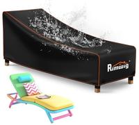 Sun Lounger Covers Waterproof Garden Furniture Set Cover 200x75x40/70cm | 210D Oxford Fabric,Bottom Adhesive Tape,Windproof,Dustproof,Anti-UV,Patio Rattan Lounger Chair Cover Garden Sunbed Cover