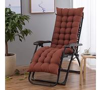 sun lounger cushion only 48X155X8cm This recliner cushion Extended and thickened PP cotton fluffy full to sit on All Side straps Not easy to slip