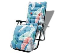 Sun Lounger Cushion Thickened Garden Recliner Relaxer Chair Cushion Replacement Bench Seat Pads Non-slip Sofa Cushion High-Backed Cushion for Holiday Garden Patio Indoor Outdoor, No Chairs (170*50cm)