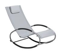 Sun Lounger Fabric Grey CAMPO