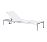 Sun Lounger Metal White FOSSATO
