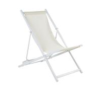 Sun Lounger Light Beige LOCRI II