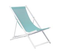 Sun Lounger Metal Turquoise LOCRI II