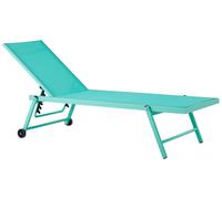 Sun Lounger Metal Turquoise PORTOFINO